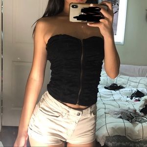 Black Lacy Tank Top/Cami